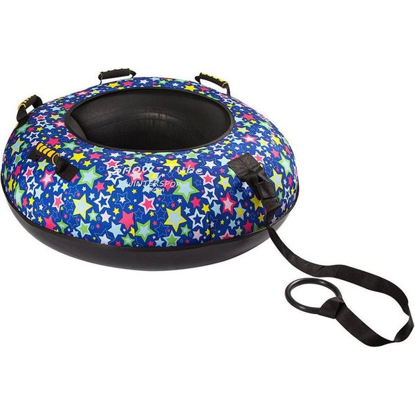 Skinstar Profi Snow Tube Ø70Cm Star Slitta Bob Slittino Pneumatico Neve Pneumatico Scorrevole-image