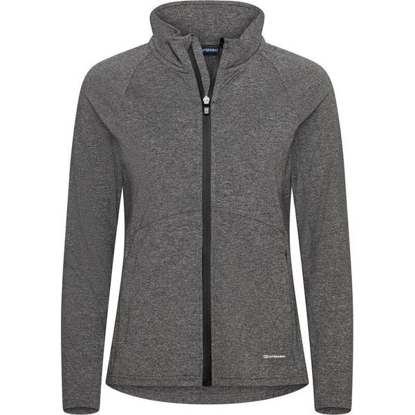 Cutter & Buck - Giacca In Pile "Adapt"" Con Zip Integrale Da Donna UB1271 (M) (Antracite Screziato)"-image