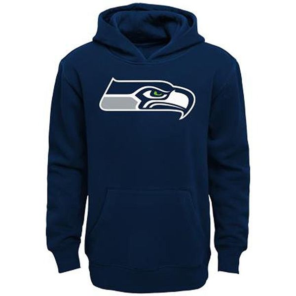 Felpa Con Cappuccio Outerstuff Nfl Primary Logo Junior, Seattle Seahawks, Taglia: Xl (20 Anni)-image