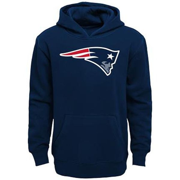 Outerstuff Felpa Con Cappuccio Nfl Primary Logo Junior, New England Patriots, Taglia: Xl (20 Anni)-image