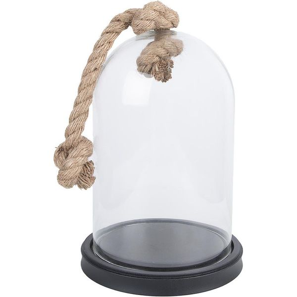 Clayre & Eef Bell Ø 17X28 Cm Legno Trasparente-image