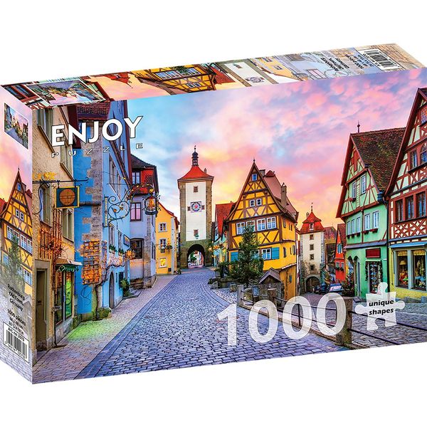 Enjoy Puzzle Città Vecchia Rothenburg, Germania 1000 Pezzi-image