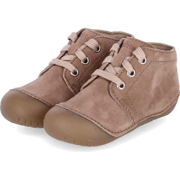 Scarpe Allacciate Richter Per Bambini/ Scarpe Da Passeggio/ Scarpe Basse In Pelle Scamosciata Marrone Numero:18-image
