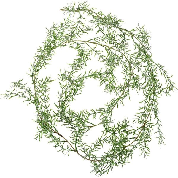 Ghirlanda Di Ginepro Verde-Spirito 180Cm - Decorazione Invernale, Ghirlanda Di Abete Artificiale Per Porta, Finestra, Tavolo-image