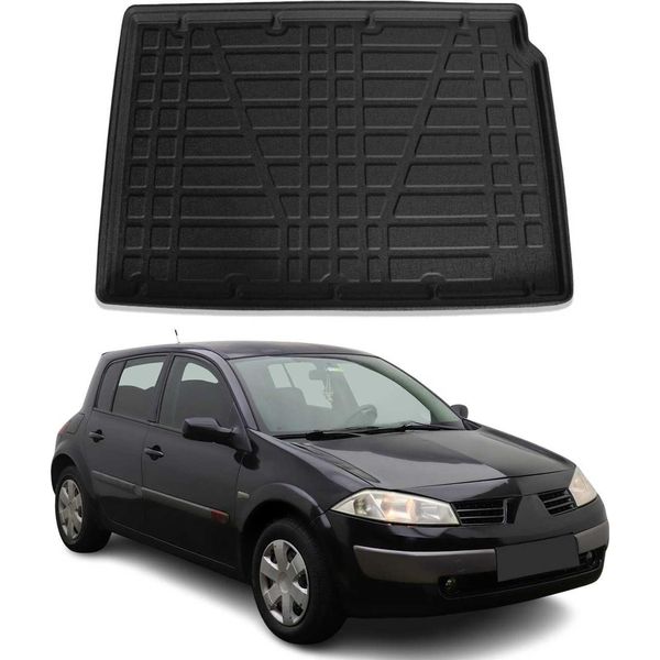 Rivestimento Del Bagagliaio Per Renault Megane 2004-2010 Hatchback In Gomma-image
