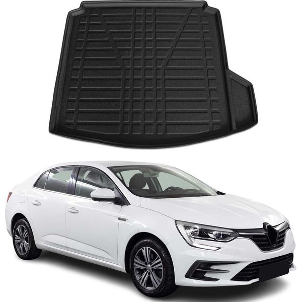 Rivestimento Del Bagagliaio Per Renault Megane Joy 2016-2025 In Gomma Dentellata-image