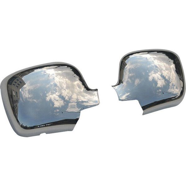 Calotte Degli Specchietti Coprispecchietto Per Renault Kangoo 2008-2020 Cromo Abs Argento-image