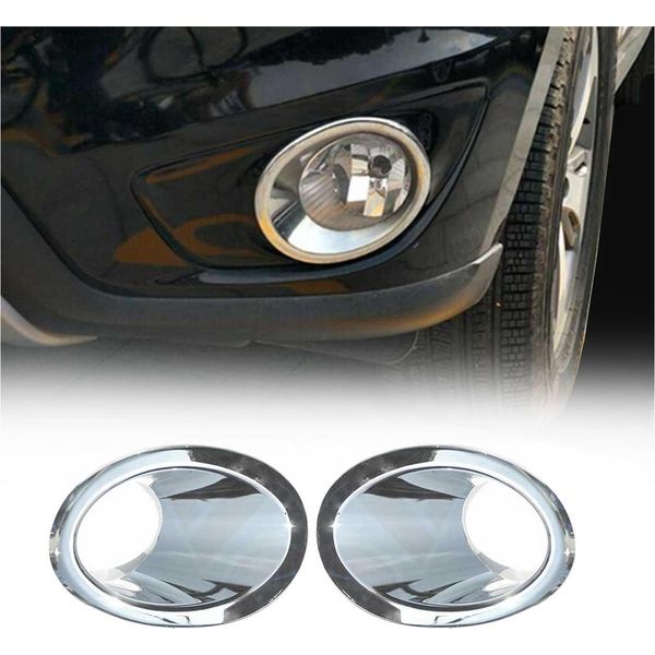 Cornice Fendinebbia Per Hyundai Santa Fe 2009-2012 Cromo Abs 2X-image