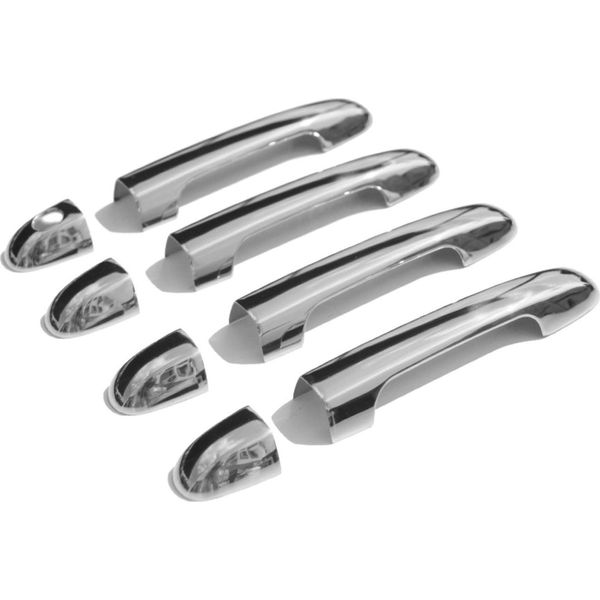 Maniglia Cromata Per Hyundai Elantra 2007-2011 4 Porte In Acciaio Inox 8X-image