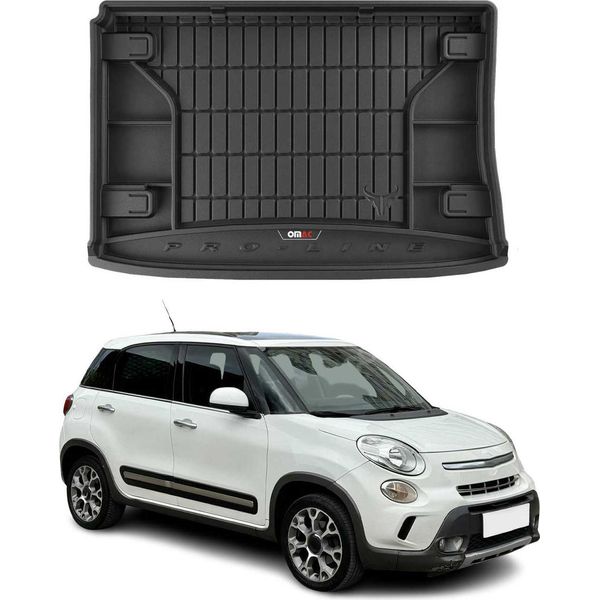 Omac Rivestimento Del Bagagliaio In Gomma Per Fiat 500L Trekking 2012-2024 Rivestimento Del Bagagliaio In Tpe-image