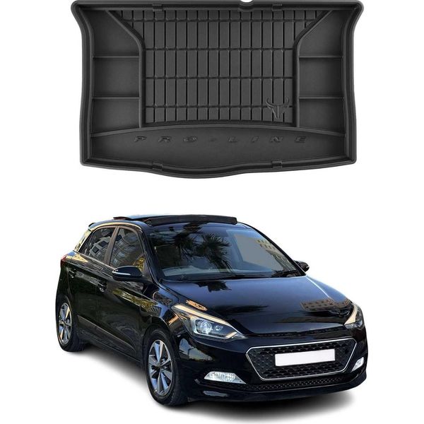 Omac Rivestimento Del Bagagliaio In Gomma Per Hyundai I20 Comfort 2014-2020 Rivestimento Del Bagagliaio In Tpe-image