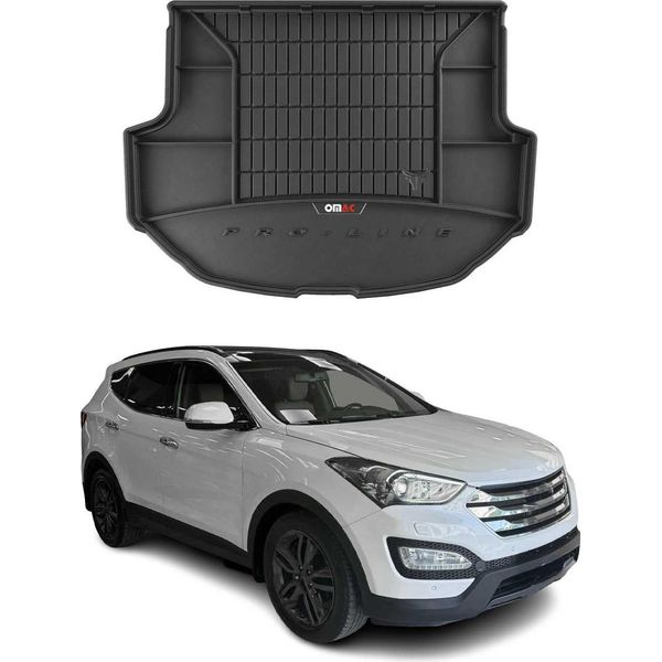 Rivestimento Del Bagagliaio In Gomma Omac Per Hyundai Santa Fe 2012-2018 Rivestimento Del Bagagliaio In Tpe-image