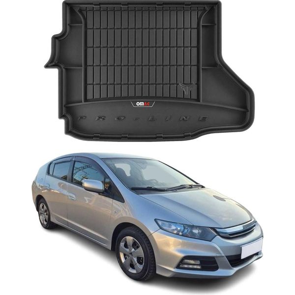 Omac Rivestimento Del Bagagliaio In Gomma Per Honda Insight 2009-2014 Rivestimento Del Bagagliaio In Tpe Nero-image