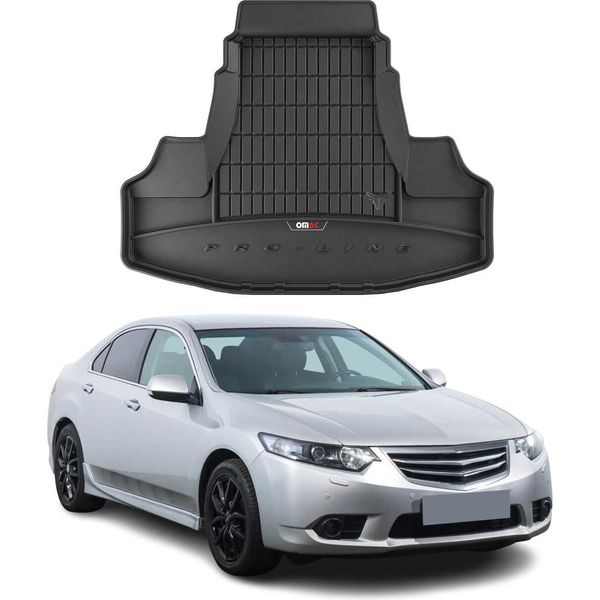 Omac Rivestimento Del Bagagliaio In Gomma Per Honda Accord 2008-2015 Tpe Rivestimento Del Bagagliaio Nero-image