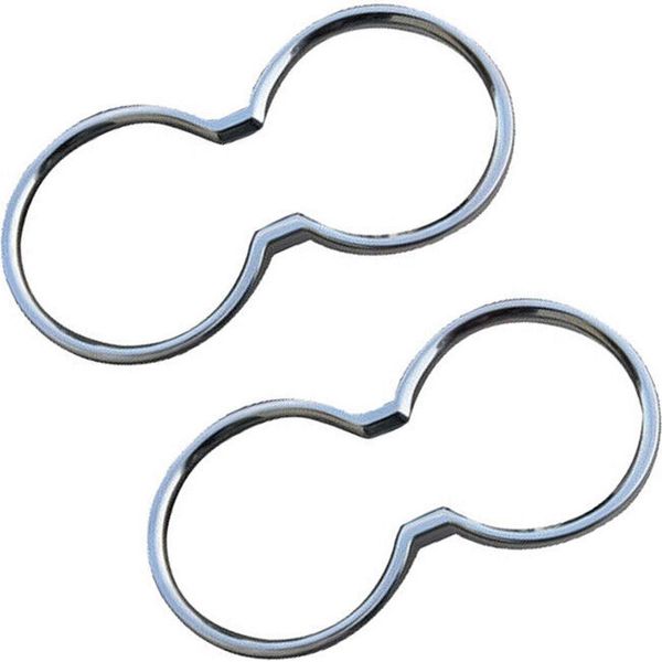 Portabicchieri Telaio Portabicchieri Per Hyundai Veloster 2011-2017 Cromo Argento 2Pcs-image