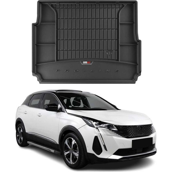 Omac Rivestimento Del Bagagliaio In Gomma Per Peugeot 3008 2016-2025 Rivestimento Del Bagagliaio In Tpe Ibrido-image