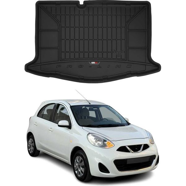 Omac Rivestimento Del Bagagliaio In Gomma Per Nissan Micra K14 2016-2025 Rivestimento Del Bagagliaio In Tpe-image
