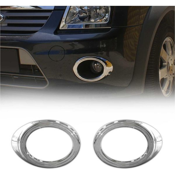 Cornice Per Fendinebbia Per Ford Connect 2009-2014 Cromo Abs 2X-image