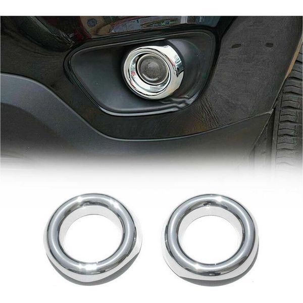 Cornice Fendinebbia Per Jeep Compass 2011-2016 Cromo Abs 2X-image