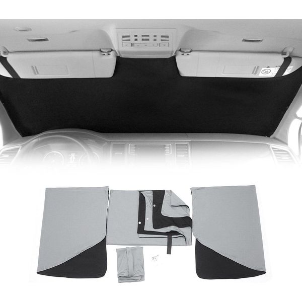Tende Per Parabrezza Su Misura Per Vw T5 T6 Transporter Camping 3 Pezzi-image