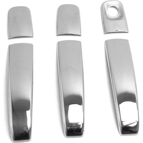 Copri Maniglia Per Renault Trafic 2001-2014 3 Porte In Acciaio Inox 6X-image