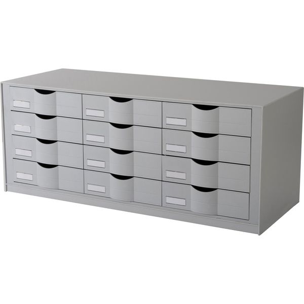 Paperflow 9H444L2.02 Cassettiera Per Armadio A Due Ante Easyoffice Grigio-image