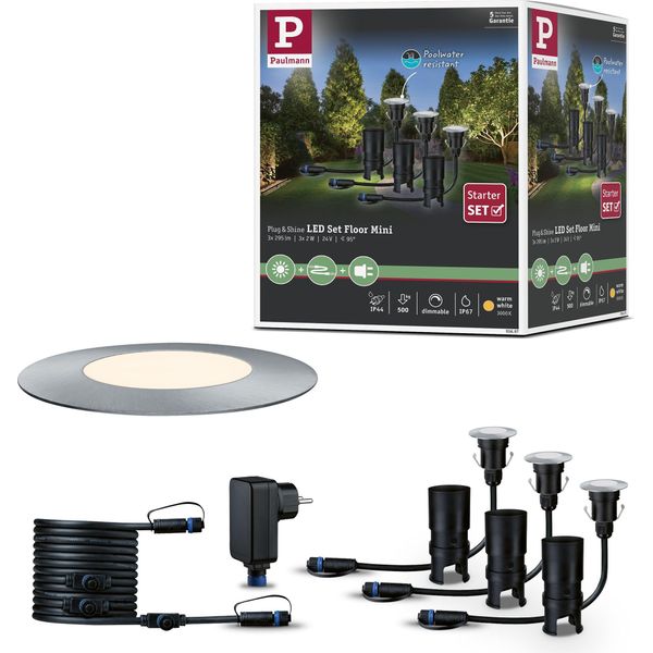 Paulmann Plug & Shine Led Bodeneinbauleuchte Floor Mini Basisset-image