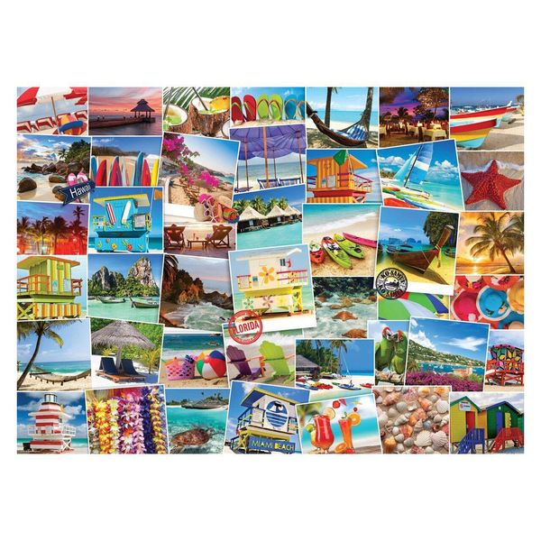 Eurographics Puzzle Del Viaggiatore Del Mondo - Spiagge 1000 Pezzi-image
