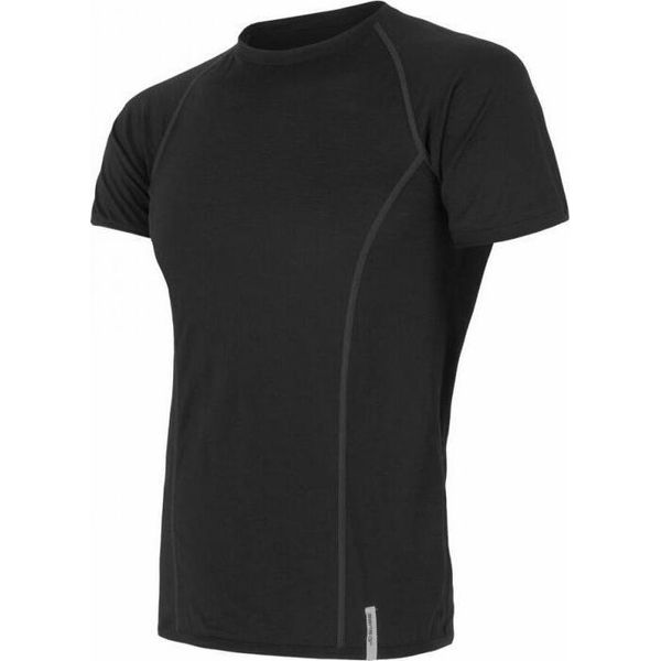 T-Shirt Sensor Merino Active Uomo Short Nero Taglia S 11109034-00-image