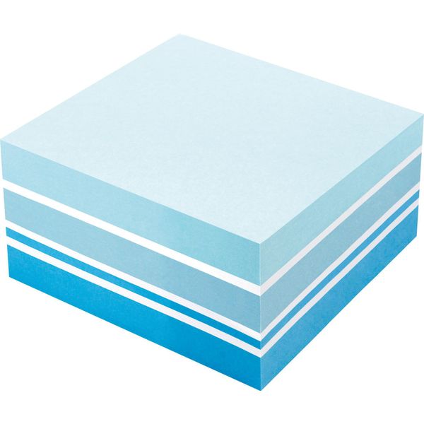 Cubi Per Note Adesive Soennecken 5816 75X75Mm 400 Fogli Blu/Bianco-image