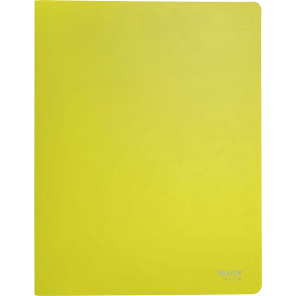 Leitz 4677-00-15 Cartellina Recycle - A4, 40 Buste, Pp, Neutrale Dal Punto Di Vista Climatico, Giallo-image