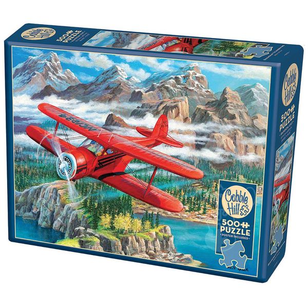 Cobble Hill Puzzle Beechcraft Staggerwing 500 Teile-image