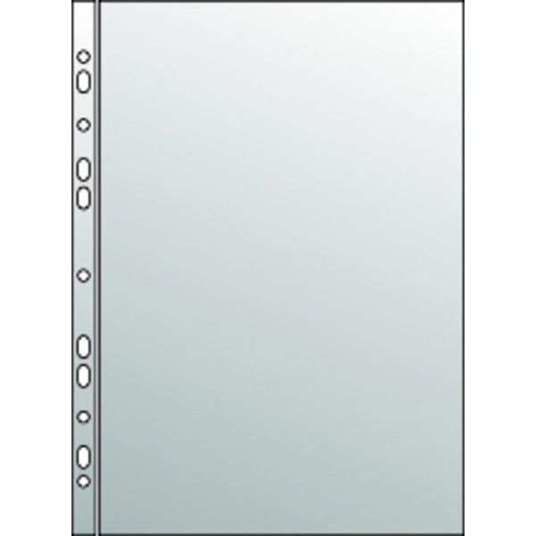 Karton P+P Manica Appesa "U"" Euro A4 80 Mic Trasparente Liscia/100 Pz"-image
