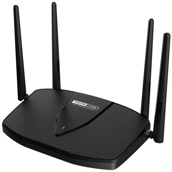 Totolink X5000R AX1800 Wireless Dual Band Gigabit Router Vlan Router Wireless Gigabit Ethernet Dual-Band (2,4 Ghz / 5 Ghz) Nero-image