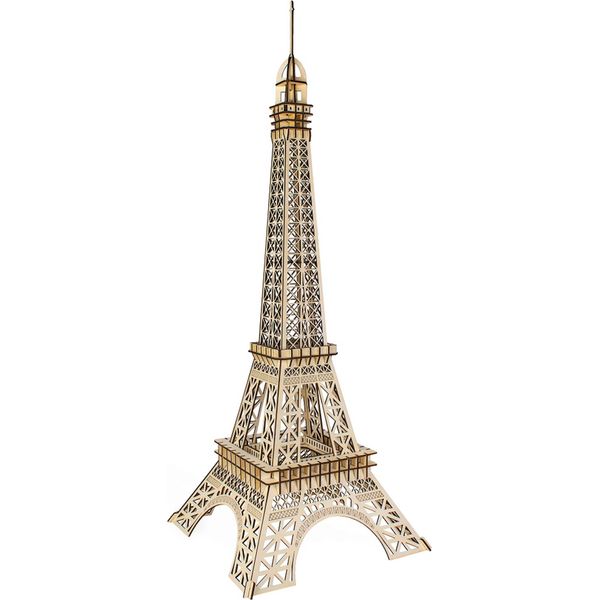 Rappa Woodcraft Puzzle 3D In Legno Torre Eiffel Grande-image