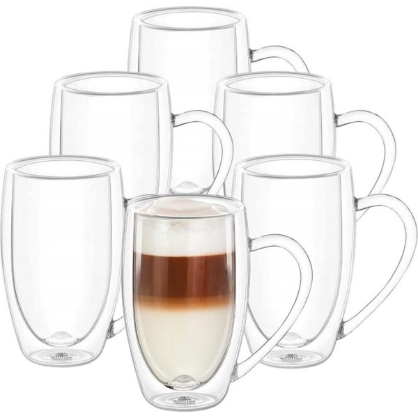 Wilmax Bicchieri A Doppia Parete 400 Ml (Set Di 6) WL-888741/A6-image