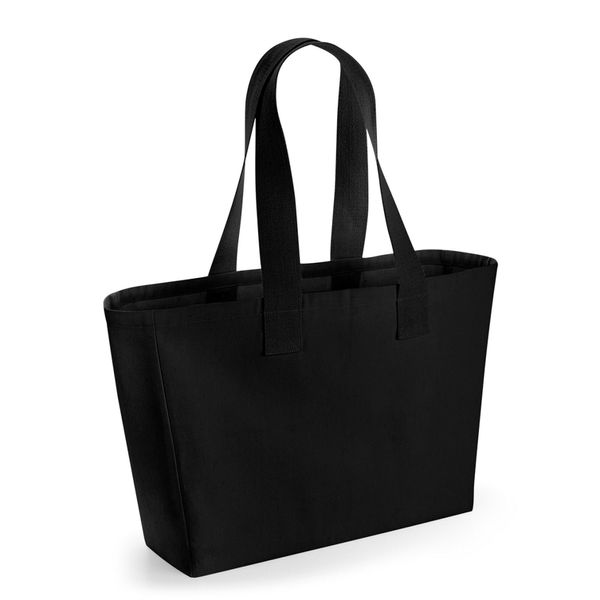 Westford Mill - Borsa Per La Spesa, In Tela, Per Tutti I Giorni BC5244 (Taglia Unica) (Nero)-image