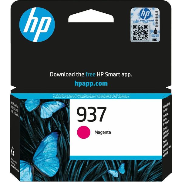 Hp 937 Magenta Original Ink Cartridge Cartuccia D'inchiostro 1 Pz Resa Standard-image