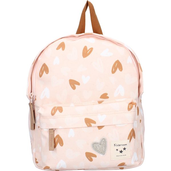 Vadobag Zaino Zaino Kidzroom Paris Loving Days Con Grande Stampa A Cuore Pink One Size-image