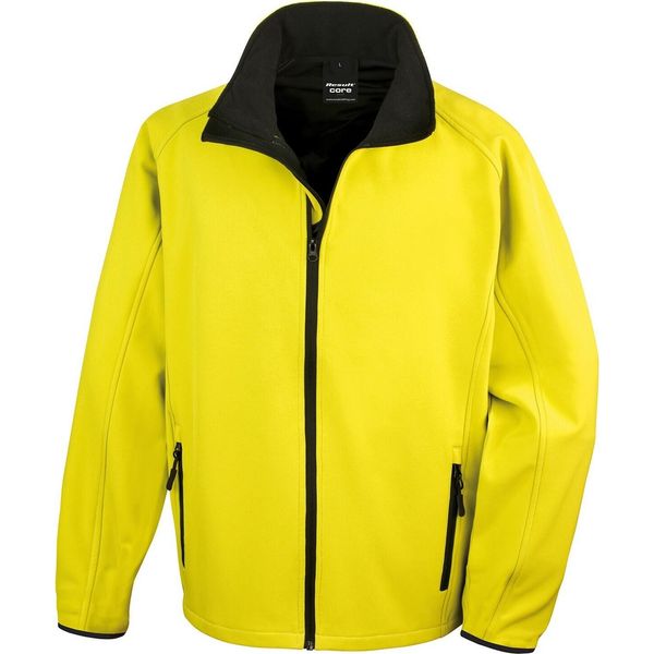 Result Core - Giacca Softshell Stampata Da Uomo PC7178 (3XL) (Giallo/Nero)-image