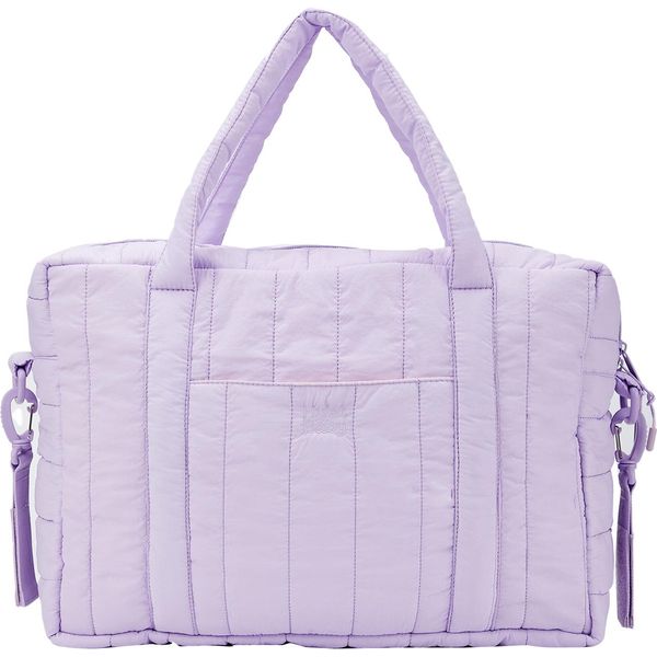 Borsa Fasciatoio Hylat - Borsa Trapuntata Per Bambini - Elegante Borsa Per Carrozzina Per Genitori - Viola-image