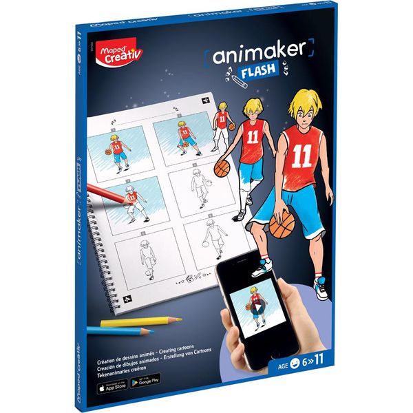 Maped® Creativ 907066 Maped® Creativ Comic-Gestalter Action Malset Farbsortiert, 1 St.-image