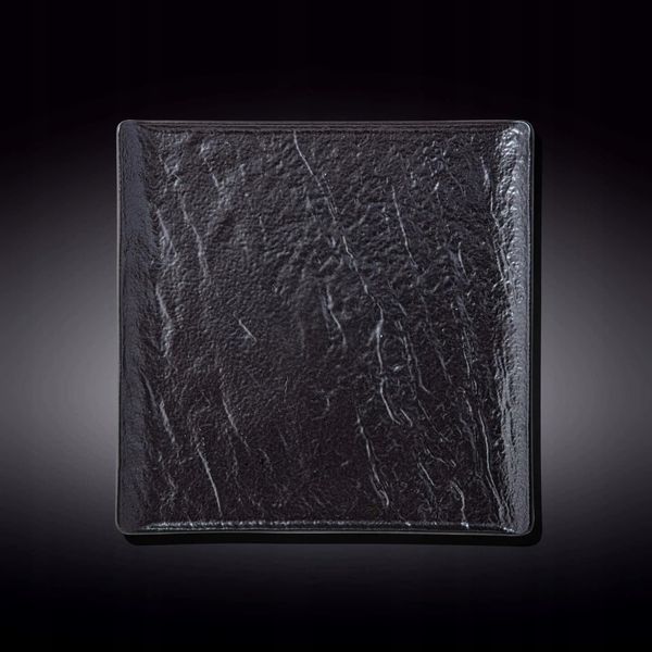 Wilmax Piatto Quadrato Slatestone 27 Cm Nero WL-661107/A-image