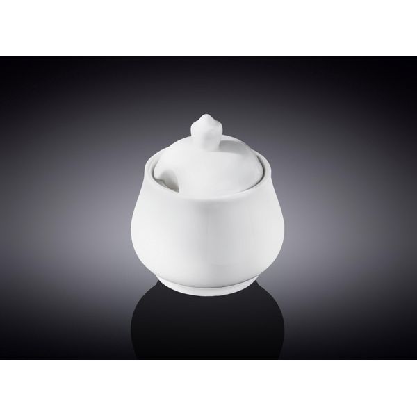 Zuccheriera Wilmax - 340 Ml - Porcellana Bianca - Design Classico - WL-995019/1C-image