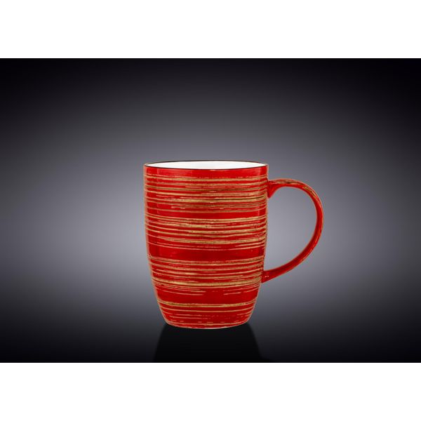 Wilmax Tazza Da Caffè, 460 Ml, Rosso, Porcellana, WL-669237/A-image