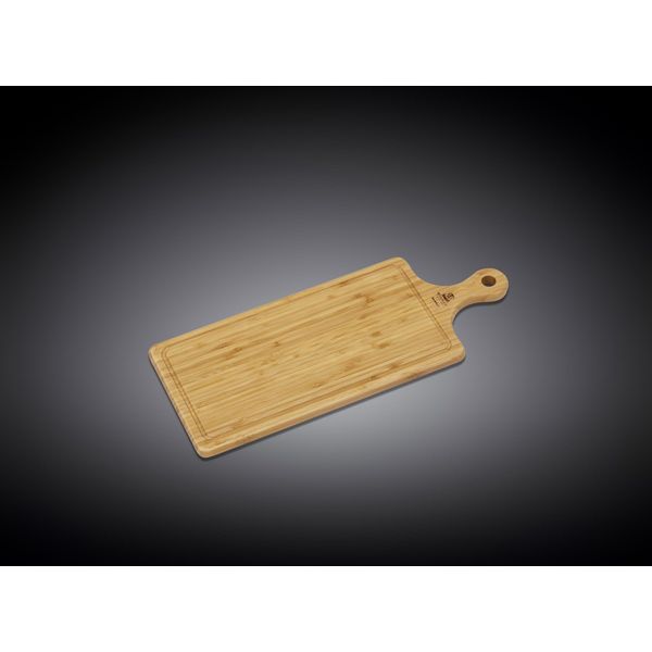 Tagliere In Bambù Wilmax Con Manico 50 X 20 Cm WL-771135/A-image