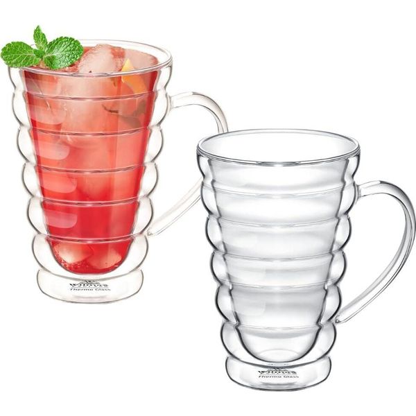 Tazza Wilmax A Doppia Parete, 250 Ml, Set Di 2, WL-888423/A2-image