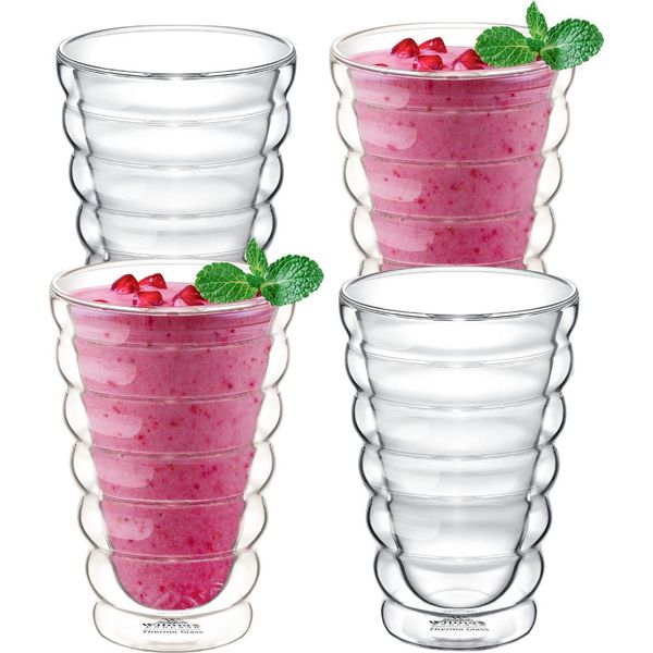 Bicchiere Wilmax A Doppia Parete, 400 Ml, Set Di 4, WL-888418/A4-image