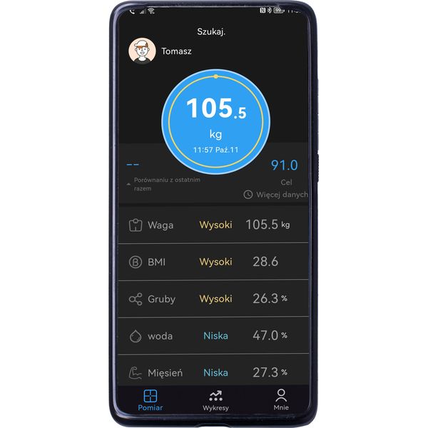 Adler | Smart Bathroom Scale | Ad 8187 | Auto Power Off | Body Mass Index (Bmi) Measuring | Maximum Weight (Capacity) 180 Kg | Memory Function-image