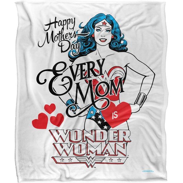 Justice League - Coperta "Ogni Mamma è"" TV19450 (Taglia Unica) (Colorato)"-image